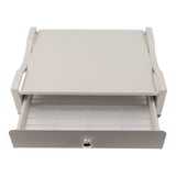 Cup Holder Sliding Tray Display Multi Functional Storage Drawer Maker Stand Tray for Home White S V1294-YM0901-3118230212512