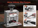 Manual Wire Stripping Machine, 1.5-25 mm, Copper Stripper with Hand Crank or Drill Powered, 64Mn V952-FXBXJSDDDMNW2JHZTV0