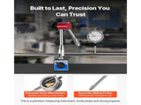 Dial Test Indicator with Magnetic Flexible Base Stand, 0.03 mm Accuracy, 0-25.4mm Range, Fine V952-NJCLGJGJDBFBE9F6A001V0