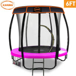 Kahuna Trampoline 6 ft with Roof - Pink TRA-KAH-06-PK-RF