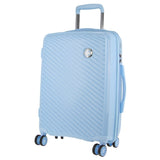 Pierre Cardin Inspired Milleni Cabin Luggage Bag Travel Carry On Suitcase 54cm - Blue V563-MONACO-CABIN-BLUE