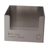 Stainless Steel Tissue Box Square Tissue Holder Large Opening Napkin Dispenser Modern Style for V1294-YM0901-3117230170512