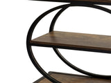 Levede Narrow Side Table 3 Tiers End Table Adjustable Sofa Side Table Bedroom NI1089-BR-AU