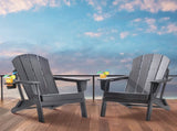 Adirondack Chair Plastic, Set of 2 All-Weather Portable Folding Fire Pit Chair, Outdoor Adirondack V952-SLADLDKYHSKZUB86TV0