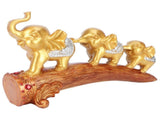Elephant Statue Sculpture Innovative Synthetic Resin Ornaments Desktop Furnishing Gold V1294-YM0721-3115210015211