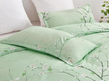 Green Alpine Botanical Quilt / Doona / Duvet Cover set V745-AQ081992Q3