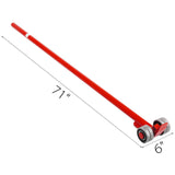 Prylever Bar 3T Capacity Steel Pry Lever Bar Heavy Duty with Wheels Prylever with 1.8 m Length V952-QG3T1.8M000000001V0