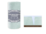 3 Pack Green Microfiber Cleaning Cloth Roll - 25x25cm Thickened Absorbent Wipes - Lint Free Reusable V888-ELOSUNG56253-3