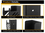 4PCS Jack Stand Storage Rack, Heavy Duty Metal Wall Mount Holder, Stable Jack Stand Holder for V1192-AZ-W-18416