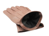 Dents Mens Genuine Full Grain Leather Gloves 3 Point Stitch Fleece Lined Warm Winter - Cognac V563-DENTS-75-0003-COGNAC-S