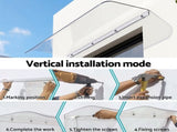 Instahut Window Door Awning 0.4mx2m Transparent AWN-04X2-CLR