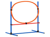 Dog Agility Training Equipment, 4 PCS Set with Adjustable High Hurdles,6 Weave Poles,Jump V952-TYKMJKCTJJCKST31JV0