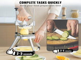 Commercial Vegetable Fruit Chopper 3/8 Inch Blade Heavy Duty Stainless Steel Food Dicer French Fry V767-VVR-ZT38INCH420J2LKZUV0