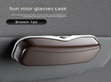 Car Travel Three-Piece Set Push-Open Eyeglass Case, Universal Storage Case, and Secure V1102-QCZYBYJH003