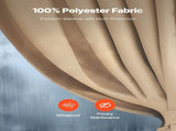 Gazebo Curtains Outdoor, Fit Most 10' x 10' x 6.7' Gazebos, 4-Panel Sidewall Gazebo Privacy Curtains V952-SMLTCL10FT10EG66KV0