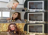 LED Makeup Mirror Bluetooth Touch Sensor Hollywood Vanity V178-66829