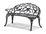 Outdoor Bench, 38.8 inches Metal Bench for Outdoors, 480 lbs Load Capacity Bench, Outdoor V952-GYZYJS40YC00PL1X7V0