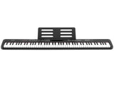 Alpha Piano Keyboard 88 Keys Electric Electronic Keyboard Piano Gift Black EK-S88-BT-BK