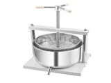 3.17 Gal/12L Fruit Wine Press, 2 Stainless Steel Barrels, Manual Juice Maker, Cider Apple Grape V952-GJYZJTMBXG126ECPKV0