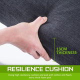 4X French Provincial Dining Chair Oak Leg AMOUR BLACK V274-FT-FC8443-BK4