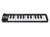 Alpha 25-Key MIDI Keyboard Controller Portable USB Laptop Black EK-MID25-BK
