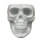 Urban Attitude Skull Statue - Matte White V398-UA-UT260603WHT