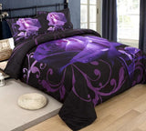 Rose Golden Hour Comforter Set Aesthetic 3Piece Bedroom Mood V745-MAB01055AJ3