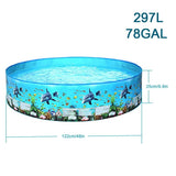 Portable Inflation-free Hard Swimming Pool Folding Pool Family Swimming Pool Round Swimming Pool for V1366-AZ2-W-18834