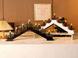 Christmas Holder Festival Decoration Holiday Table LED Window Decorations Battery and USBed V1369-AZ3-W-02548