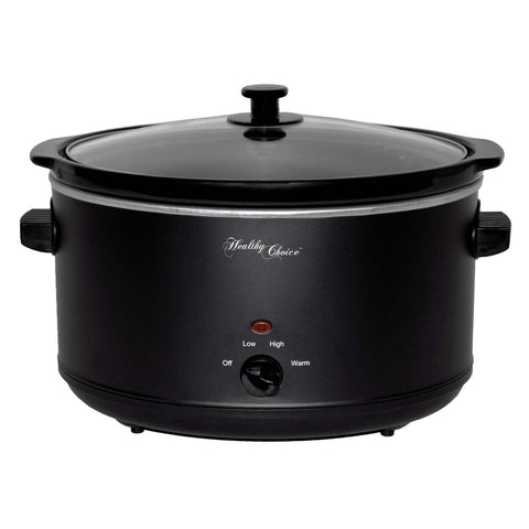 8L Slow Cooker Large Capacity Ceramic Pot, 300W V196-SC800