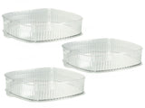 Transparent Dish Dust Cover Dustproof Multi Layer Dish Cover Multifunctional Food Cover 3 Layer V1294-YM0703-3118230076511