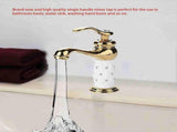Basin Mixer Tap with Other Accessories Solid Brass Bathroom Sink Faucet Modern Design Chrome V1263-JX-3182