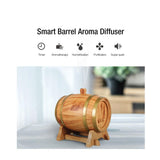 Essential Oil Aroma Diffuser - 350ml Barrel Wood Ultrasonic Air Mist Humidifier V238-SUPDZ-31461890719824