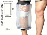 Adult Knee Surgery Waterproof Bath Sleeve 2Pcs V1221-XM-LB491-GM35