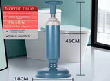 Pink High-Pressure Toilet Plunger with Vacuum Seal Powerful Drain Unclogger for Toilets, Sinks & V888-ELOSUNG43799