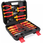 Magnetic Insulated Screwdriver Pliers Set 1000V Electrical Tool Hose Pinch Box V465-87060