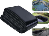 Pond Liner, 79inch * 79inch Pond Liners for Outdoor Ponds, Black Fish Safe Pond Liner for Koi Ponds, V1366-AZ2-W-23223