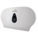 Twin Jumbo Toilet Roll Dispenser - White V959-DTPR0021