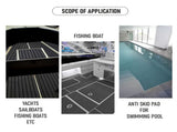 EVA Foam Boat Flooring Mat Faux Decking Teak Marine Mat Boat Carpet Sea Deck Flooring for Motorboat V985-EVABOATMATBLACK