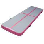 Everfit 3m x 1m Air Track Mat Gymnastic Tumbling Pink and Grey ATM-3-1-01M-PK