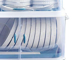 Dish Bowl Drying Rack Dustproof Sturdy Durable Multifunctional Dishes Drying Organizer Rack with Lid V1294-YM0901-3118230435011