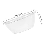 Stackable Pet Mixing Bowl, Nonstick, Transparent, Ideal for Home Baking V1370-AZ4-18103