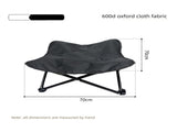 Brown Elevated Comfort Pet Bed - Portable & Foldable Dog Cat Cot - Durable 600D Oxford Fabric, V888-ELOSUNG27556