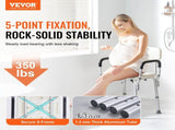 Shower Chair, Shower Seat with Back, Adjustable Height Shower Stool, Shower Chair for Inside Shower V952-LYYFXFLHJPESAQLY8V0