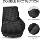 Breathable Mesh Motorcycle Gloves Touchscreen with TPR Palm Pad Hard Knuckle-Black-XLarge V1164-325735