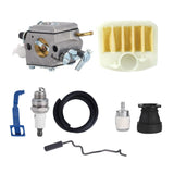 Carburetor Sparking Plug Kit Replacement Fit for Husqvarna 350 346XP 353 340 345 Gardening Tool V1294-YM0901-3111200159511