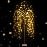 2.1M Christmas Tree 600 LED Solar Jingle Jollys XM-TR-SPARK-SOLAR-210-WW