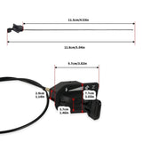 946 05098C Throttle Wire Harness Heat Resistant & Corrosion Proof Universal Throttle Linkage Cable V1192-AZ-W-23656