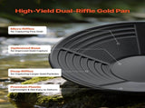 Gold Panning Kit, 254 mm and 355 mm Pans, 19 PCS Portable Prospecting Equipment Kit with Classifier V952-TJPTZ1014INC4MEVK001V0