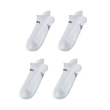 4X Rexy Seamless Sport Sneakers Socks Small Non-Slip Heel Tab WHITE V274-GM-RXSPSK-S4-WH
